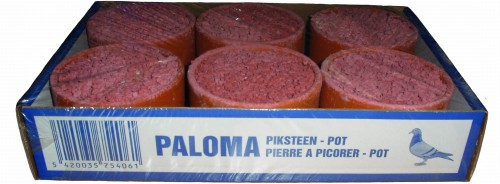Przejdź do produktu PALOMA  Piksteen 5+1 - czerwony kamień w miseczkach dla gołębi